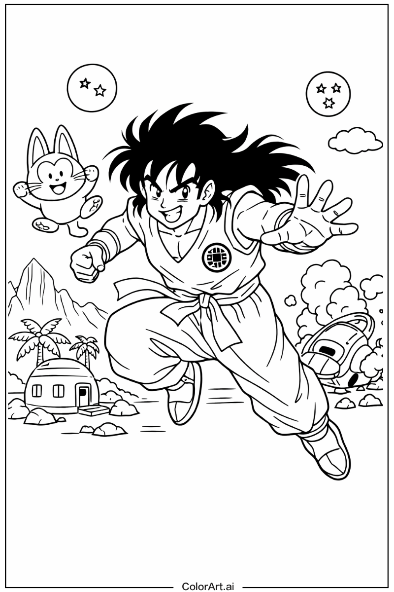 Dragon ball z with Yamcha Theme