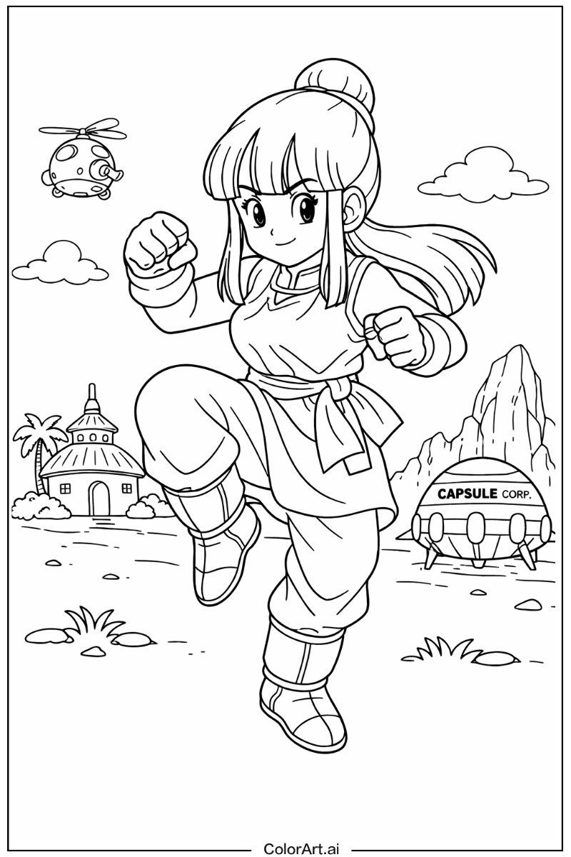 Chi-chi Dragon ball z Scene