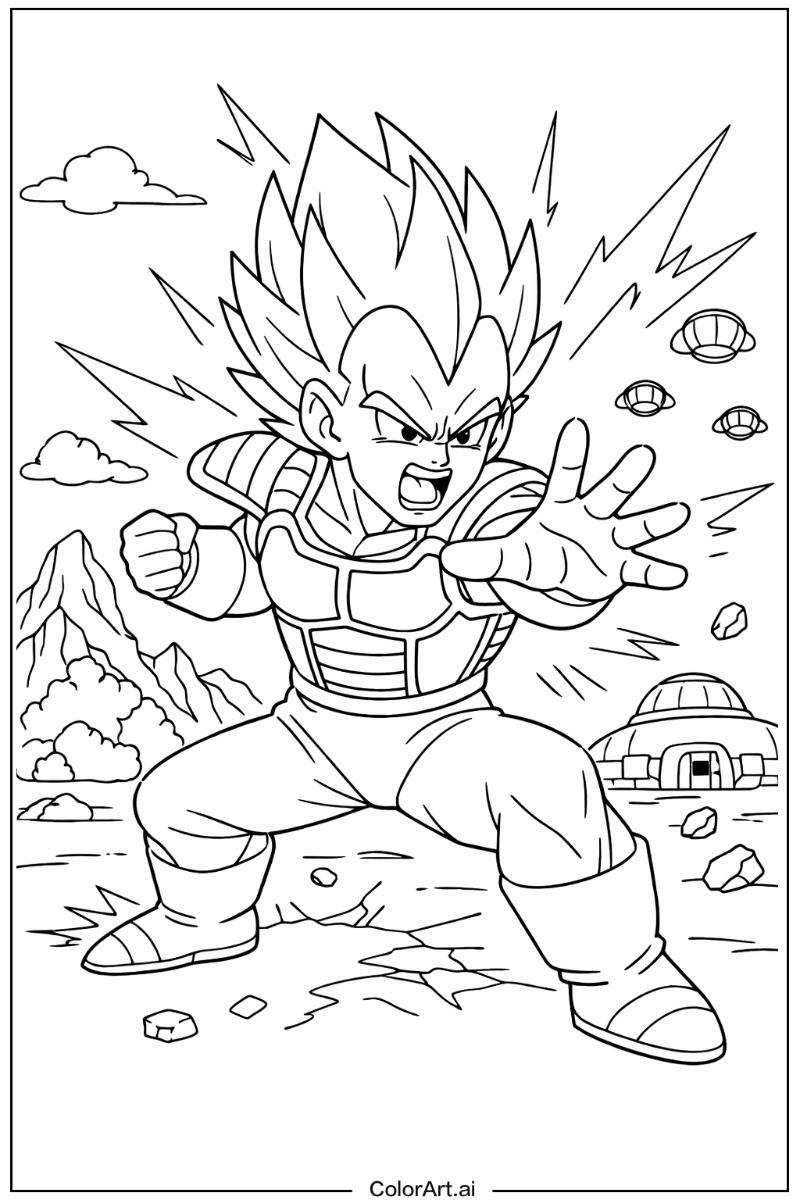 Dragon ball z with Vegeta Theme 2