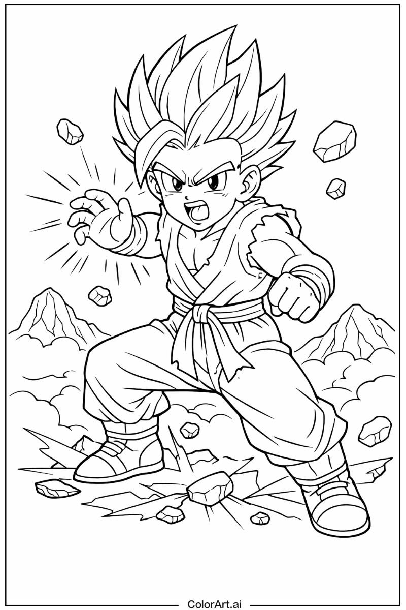 Gohan Dragon ball z Design 2