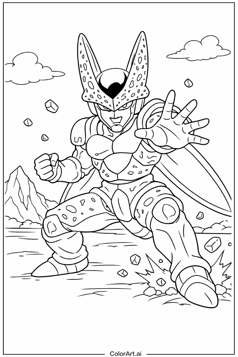 Dragon ball z with Cell Theme 2