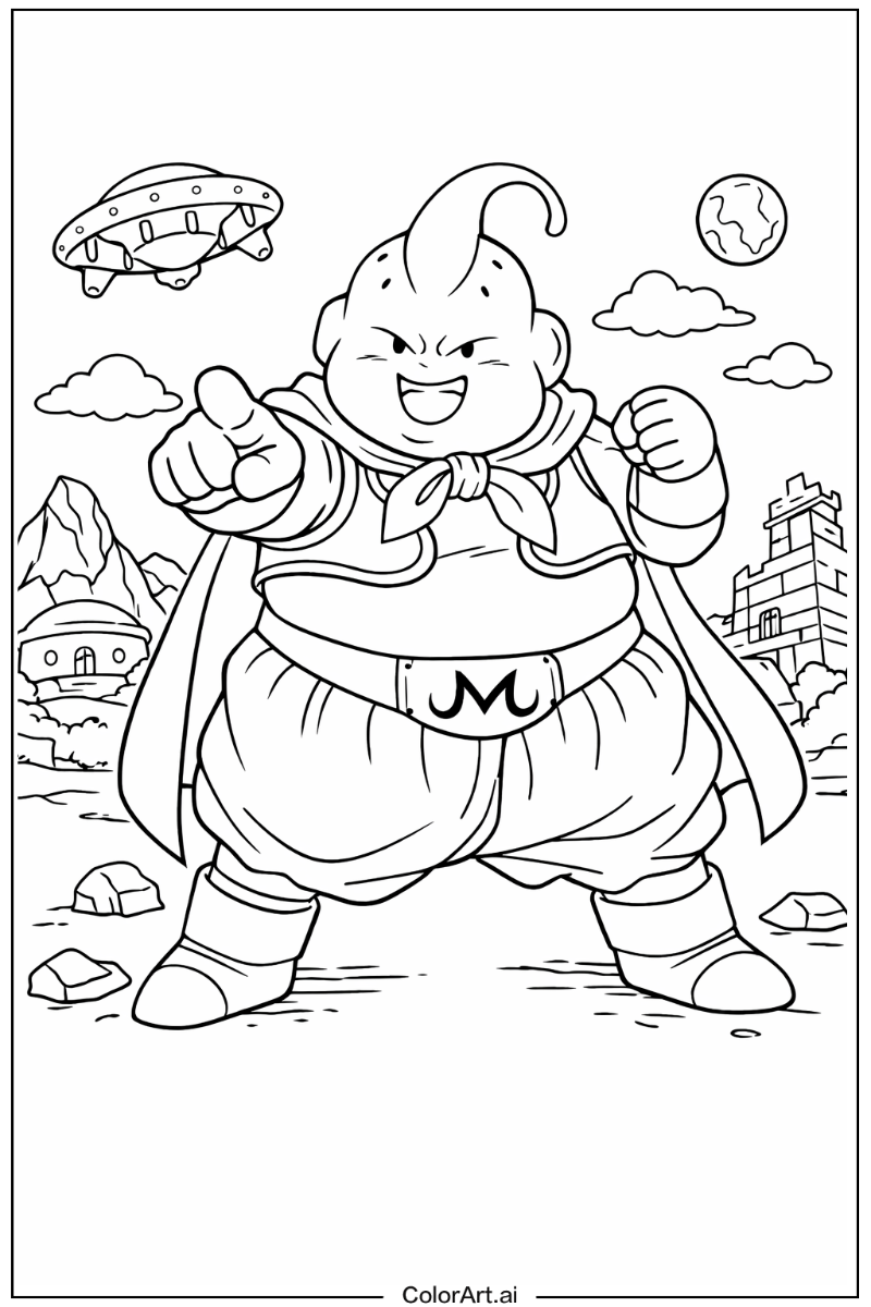 Majin buu Dragon ball z Design 2