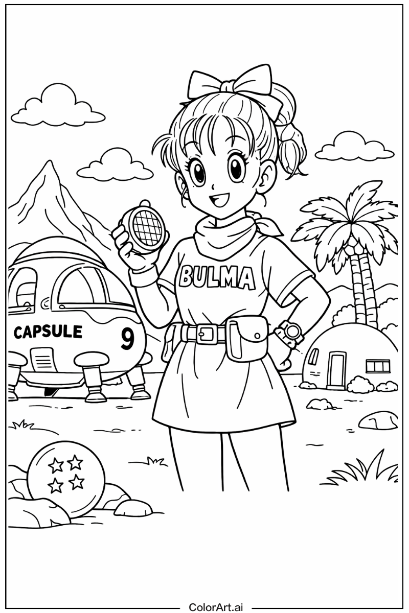 Bulma Dragon ball z Scene 2