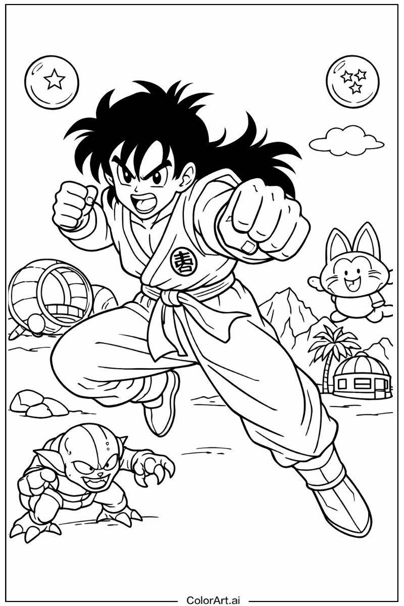 Dragon ball z with Yamcha Theme 2