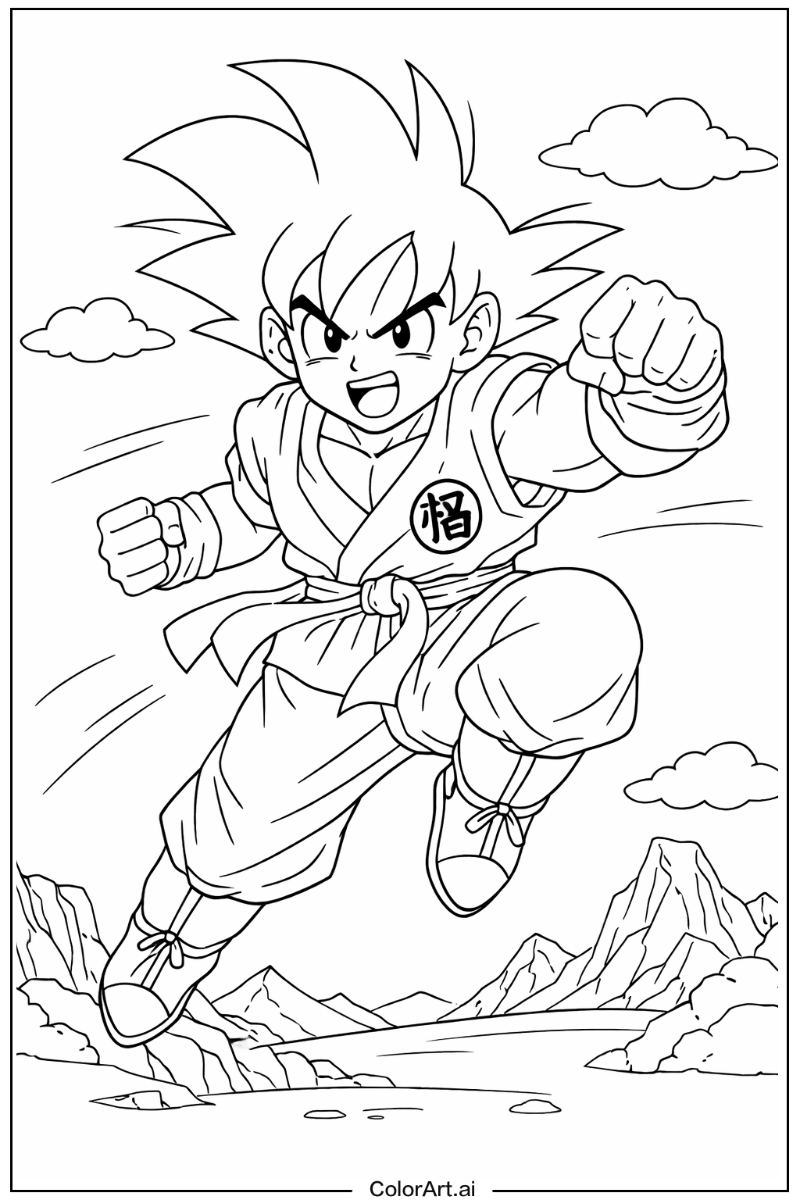 Goku Dragon ball z Scene 3