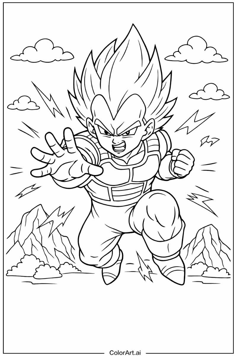 Dragon ball z with Vegeta Theme 3