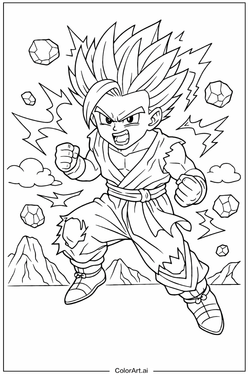 Gohan Dragon ball z Design 3