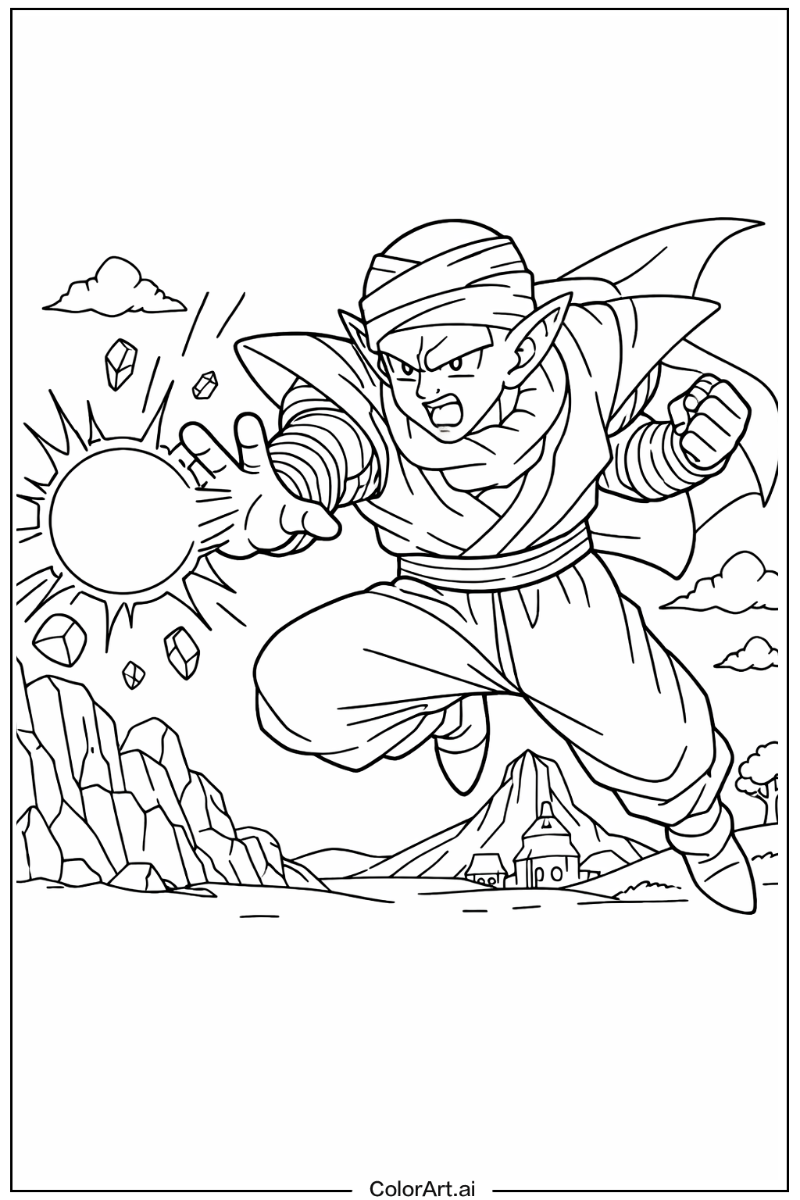 Piccolo Dragon ball z Scene 3