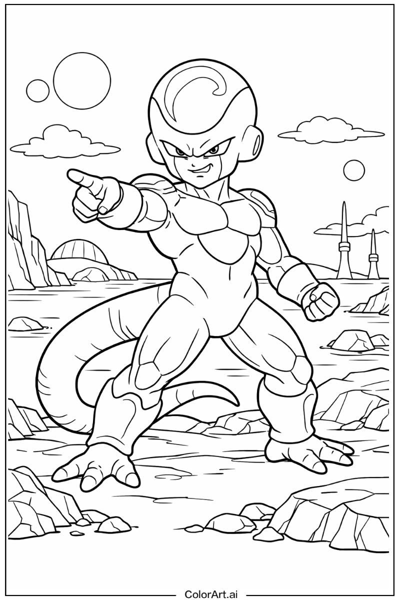 Frieza Dragon ball z Scene 3