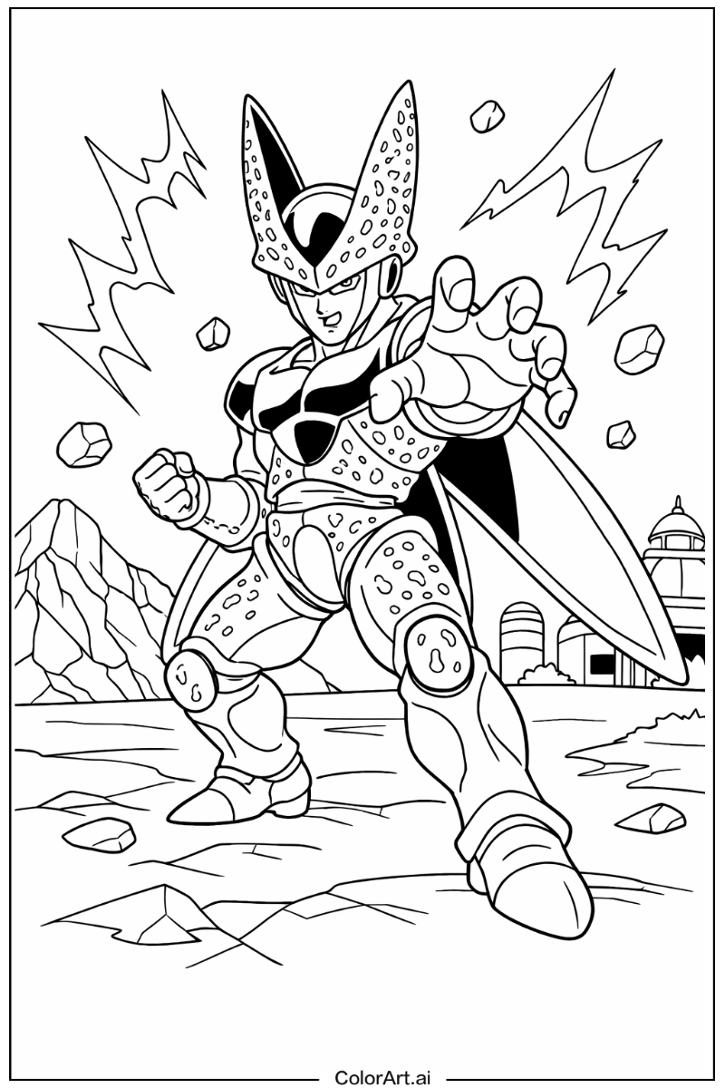 Dragon ball z with Cell Theme 3