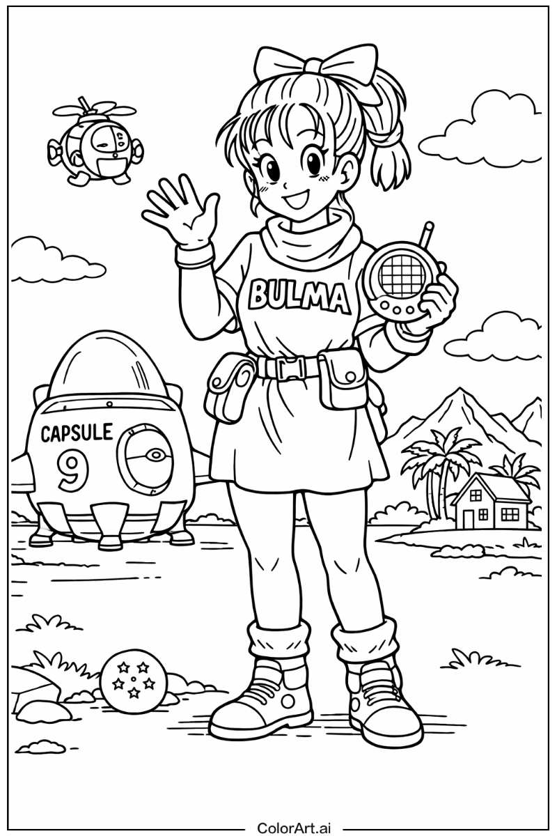 Bulma Dragon ball z Scene 3