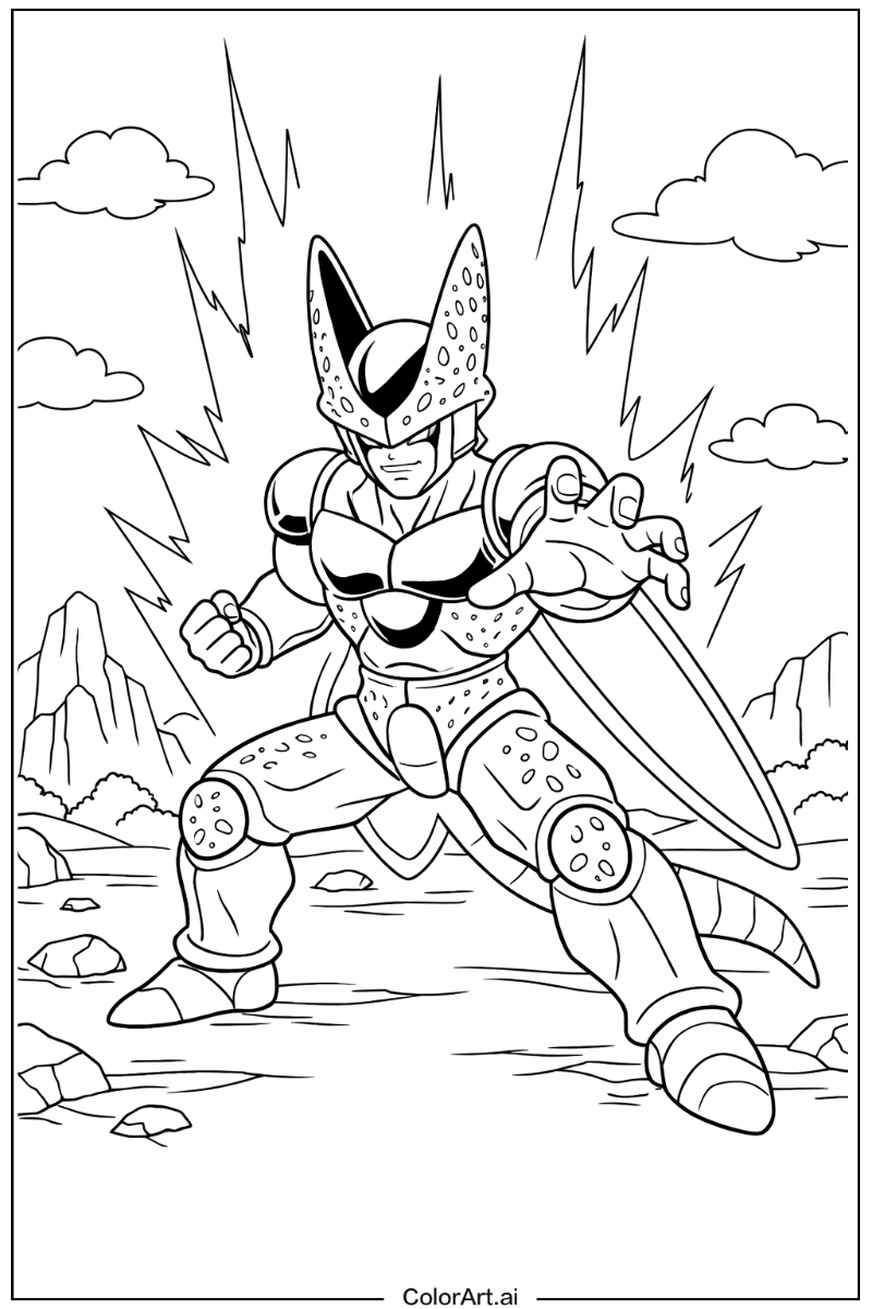 Dragon ball z with Cell Theme