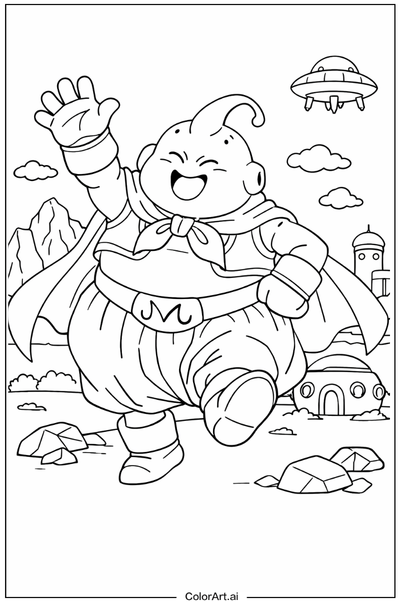 Majin buu Dragon ball z Design