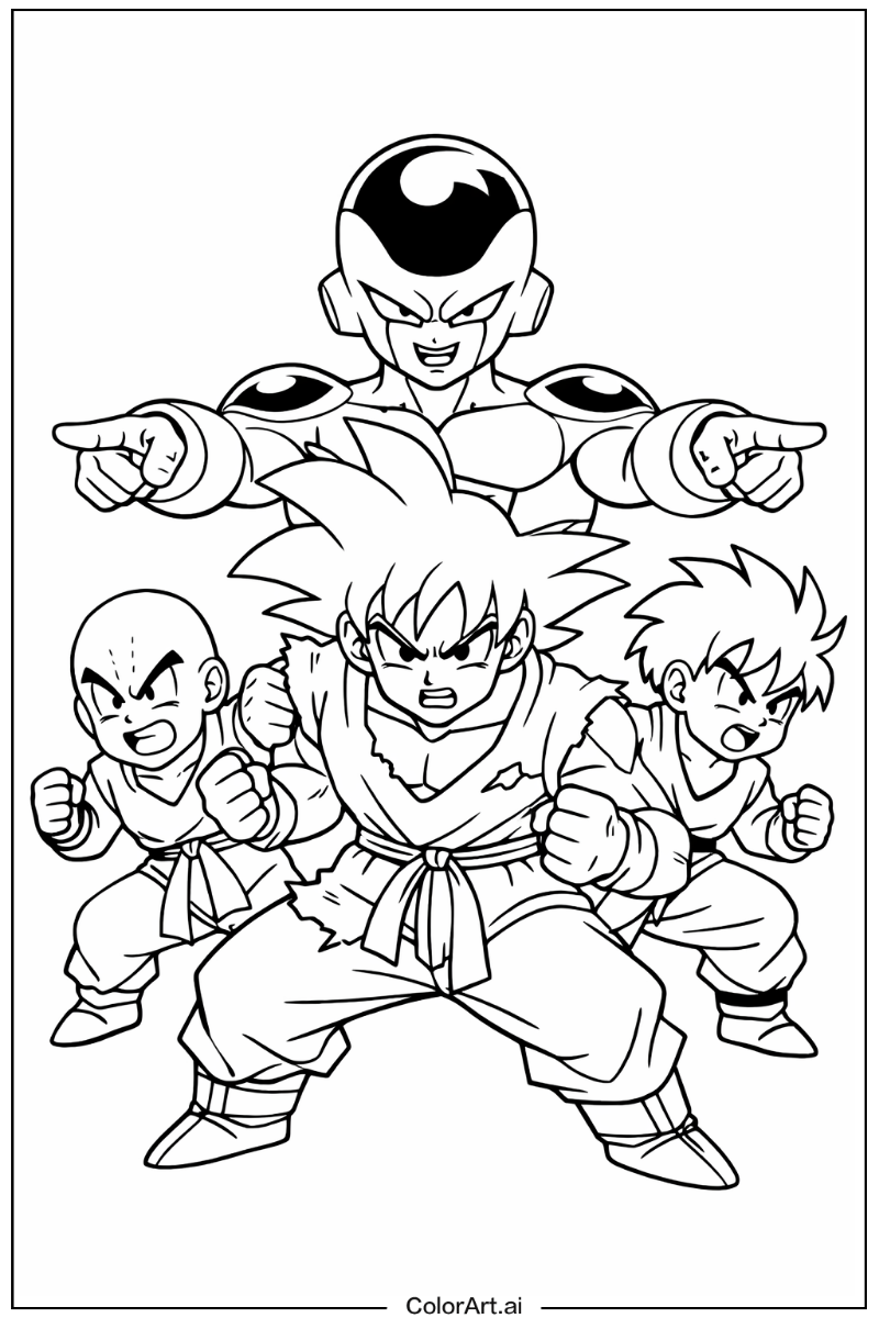 Dragon ball with Dragon ball z frieza saga Theme