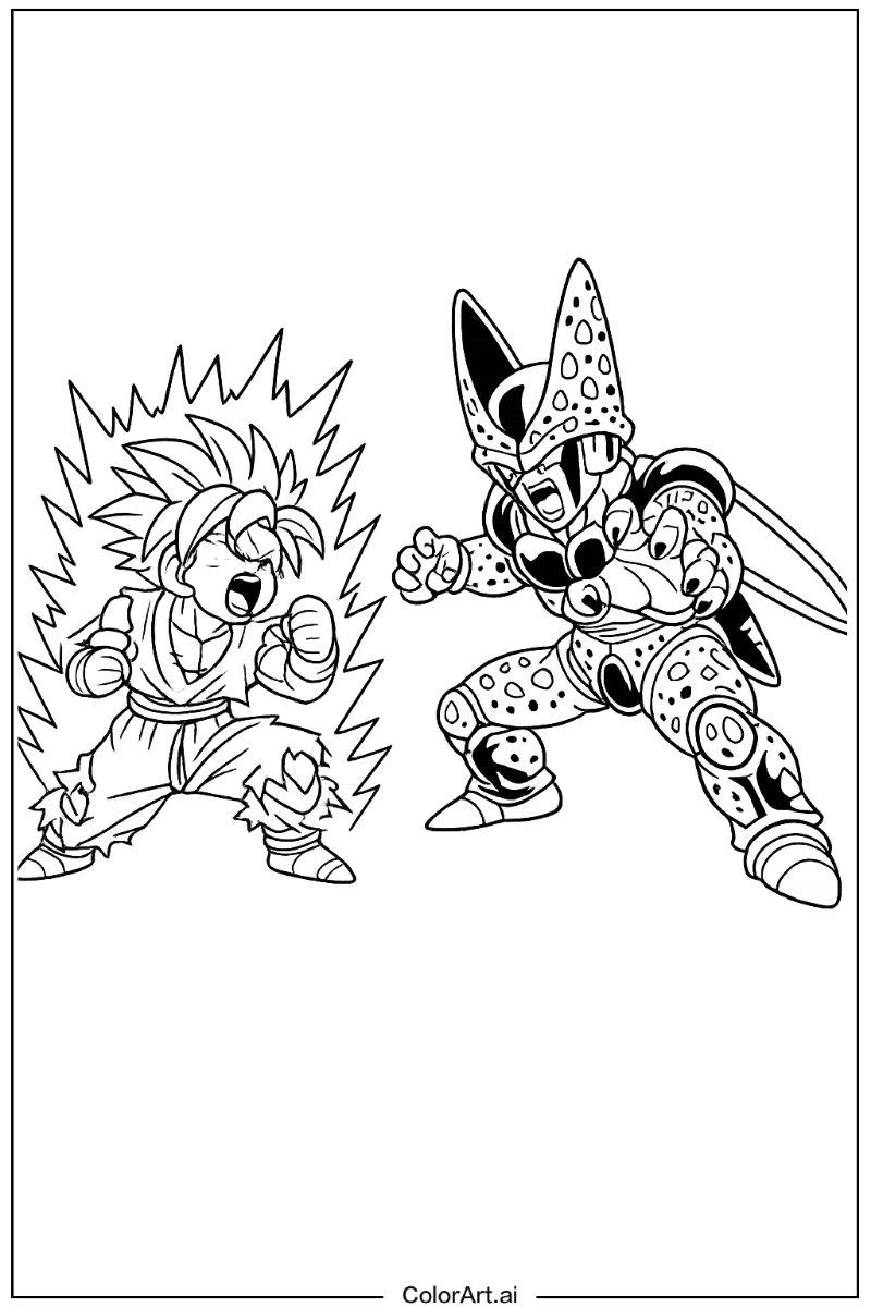 Dragon ball z cell saga Dragon ball Design