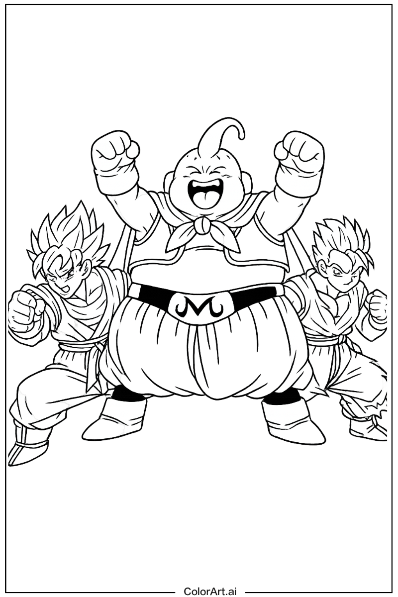 Dragon ball z buu saga Dragon ball Scene