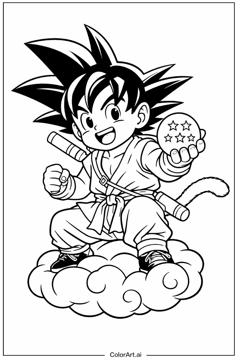 Dragon ball with Dragon ball gt goku Theme
