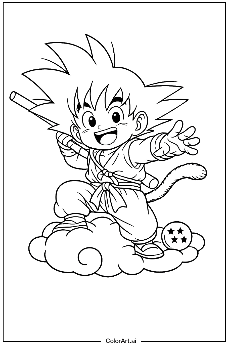 Dragon ball with Dragon ball kid goku Theme
