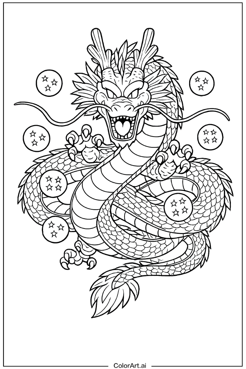 Eternal dragon shenron Dragon ball Design
