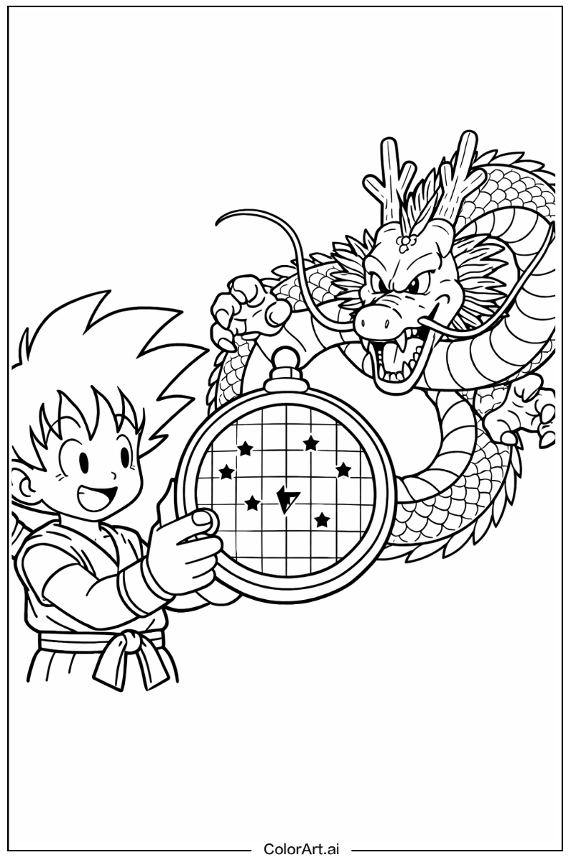 Dragon ball with Dragon radar Theme