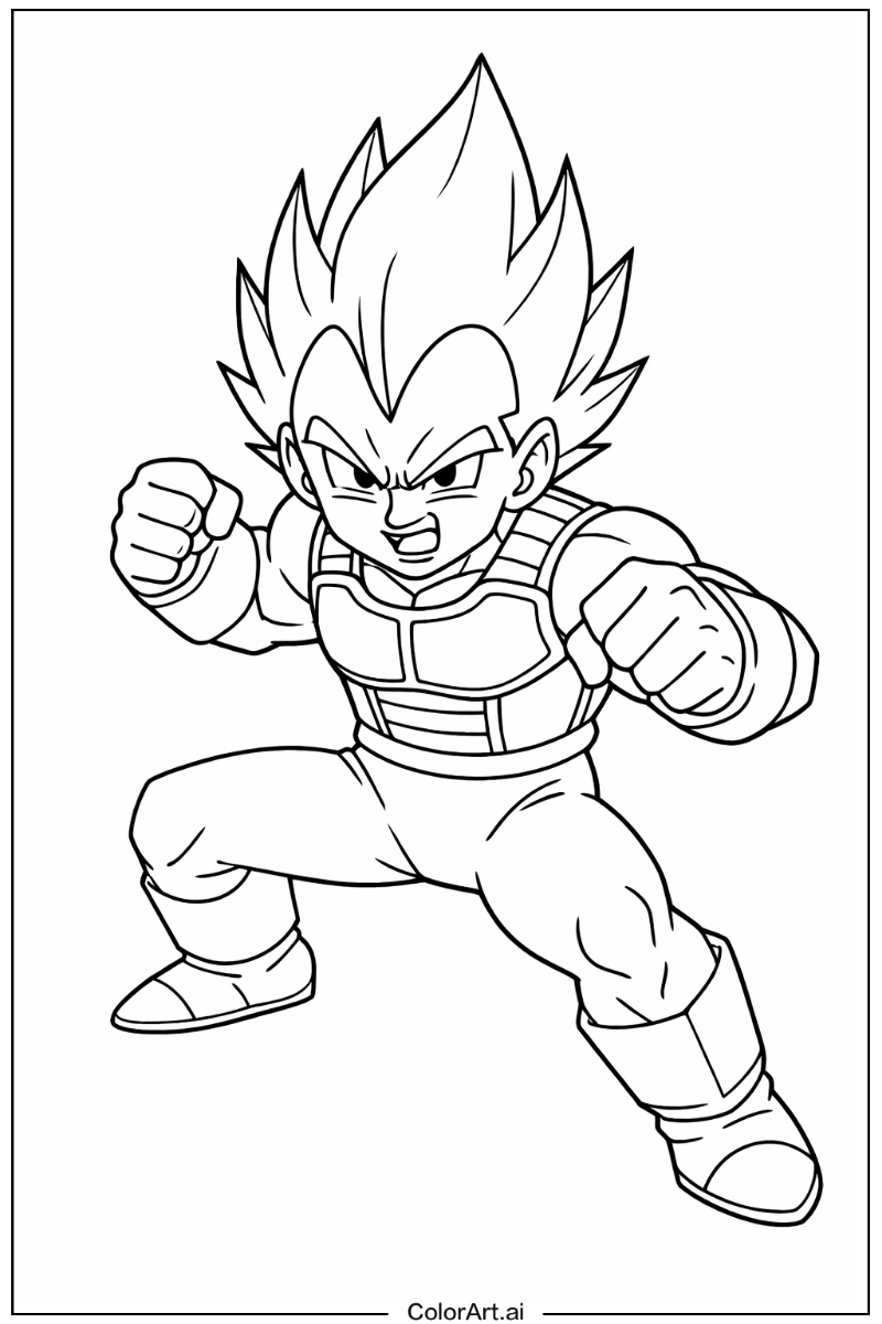 Vegeta Dragon ball Scene