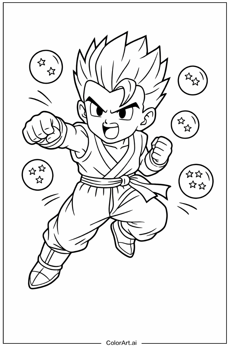 Gohan Dragon ball Design