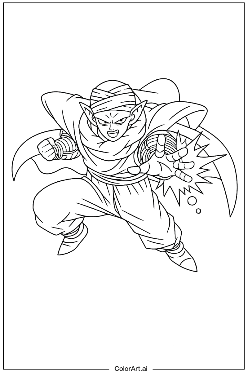 Piccolo Dragon ball Design