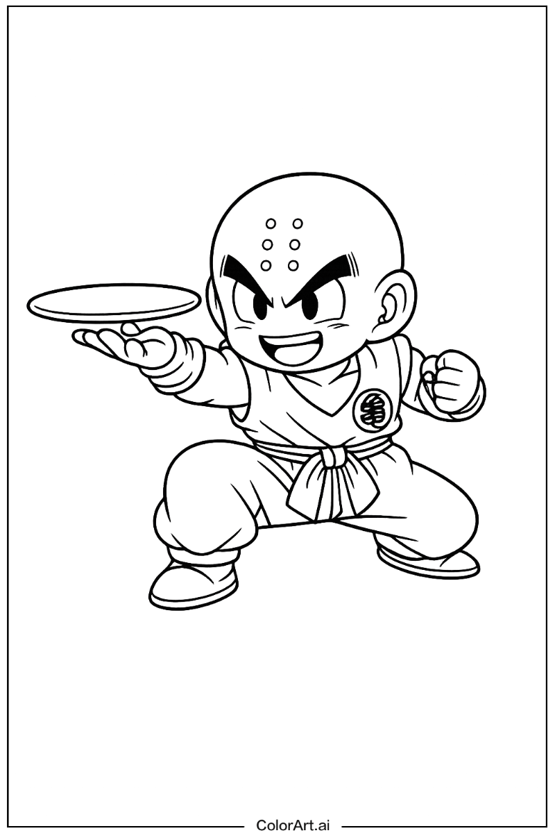 Krillin Dragon ball Scene