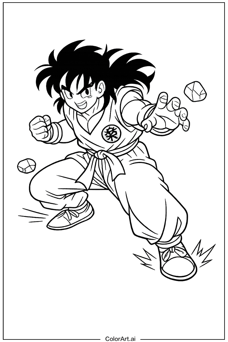 Dragon ball with Yamcha Theme