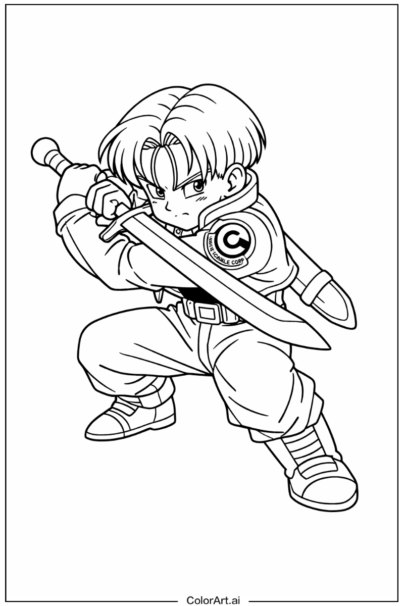 Trunks Dragon ball Design