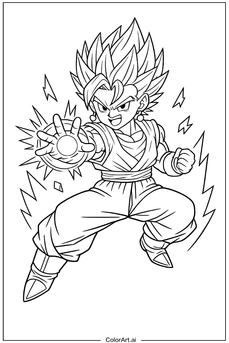 Vegito Dragon ball Scene