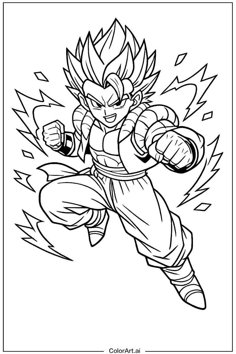 Dragon ball with Gogeta Theme