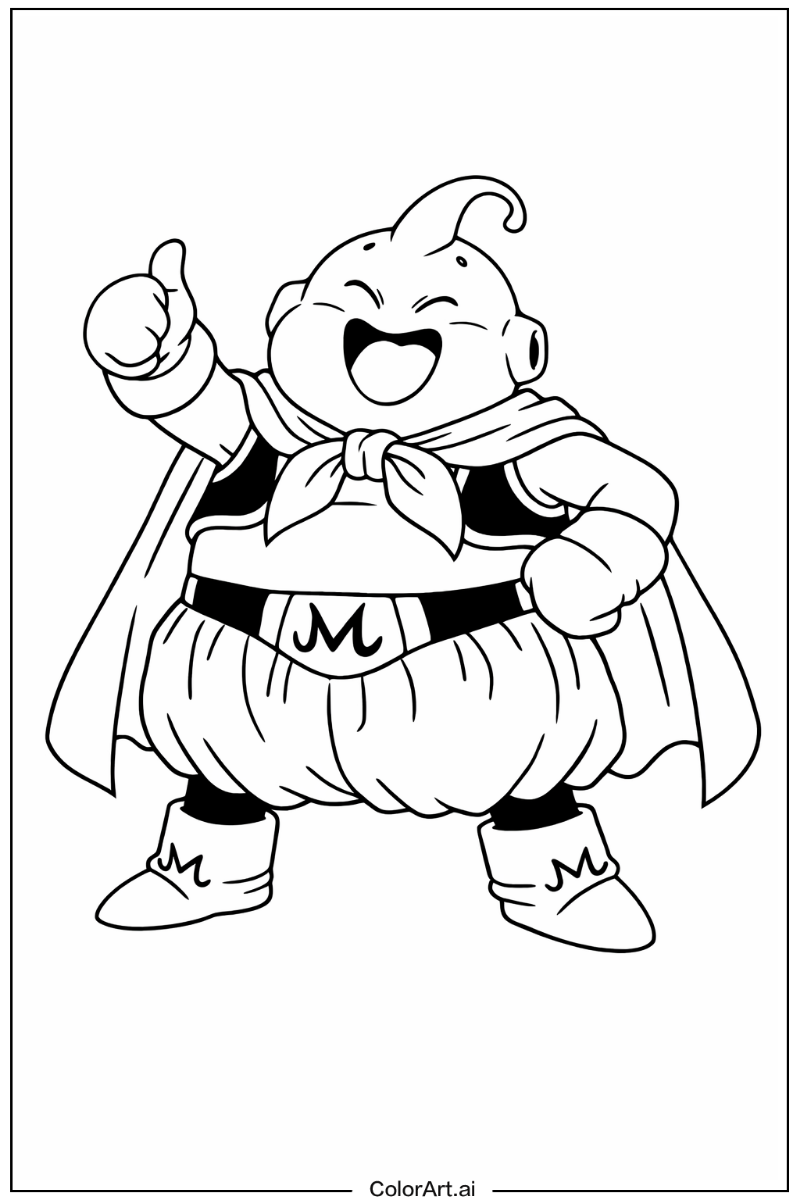 Dragon ball with Majin buu Theme