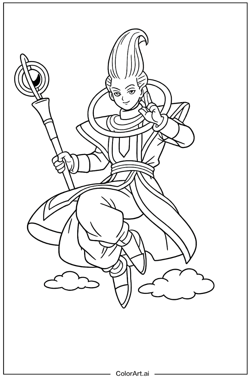 Whis Dragon ball Scene