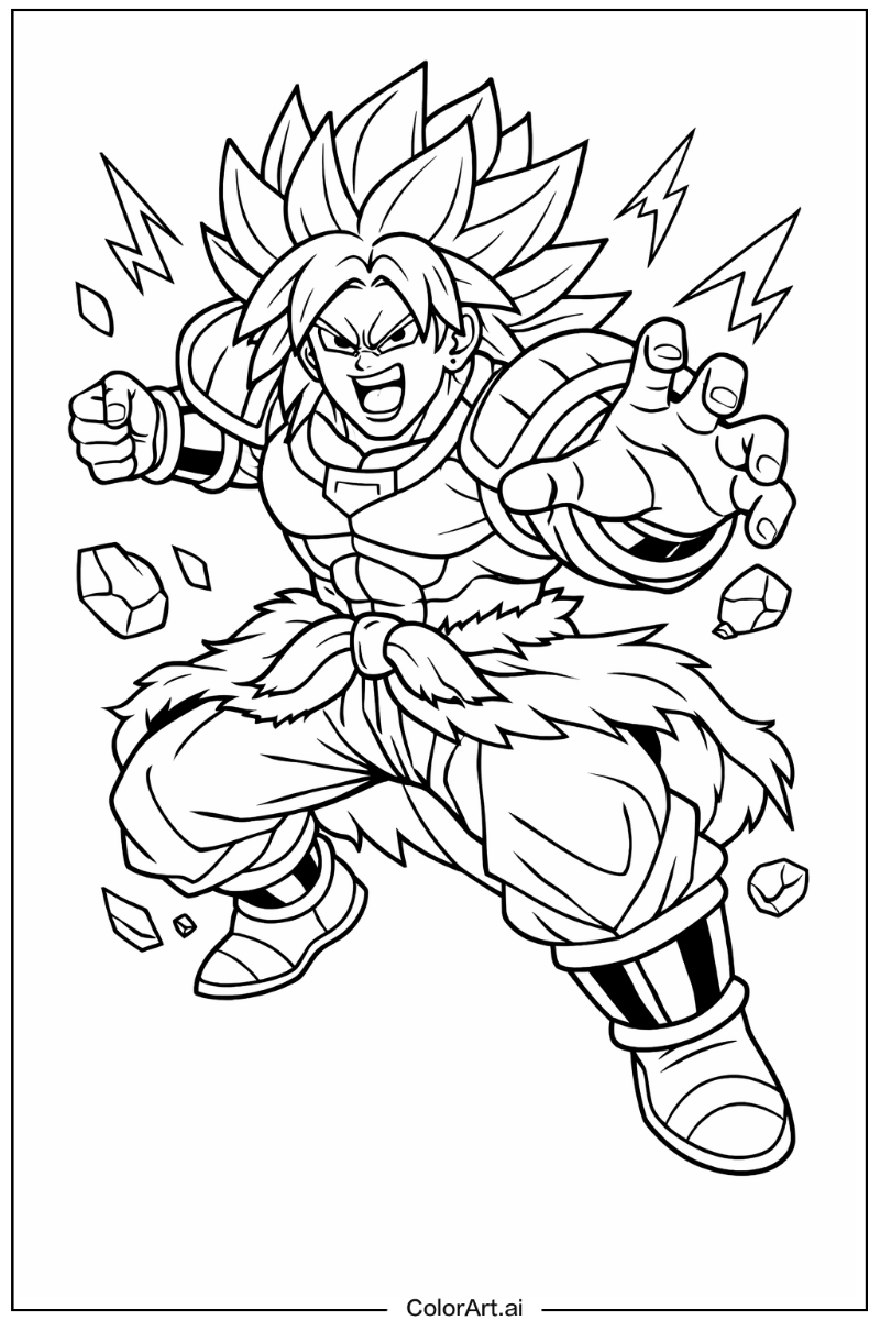Dragon ball with Broly Theme