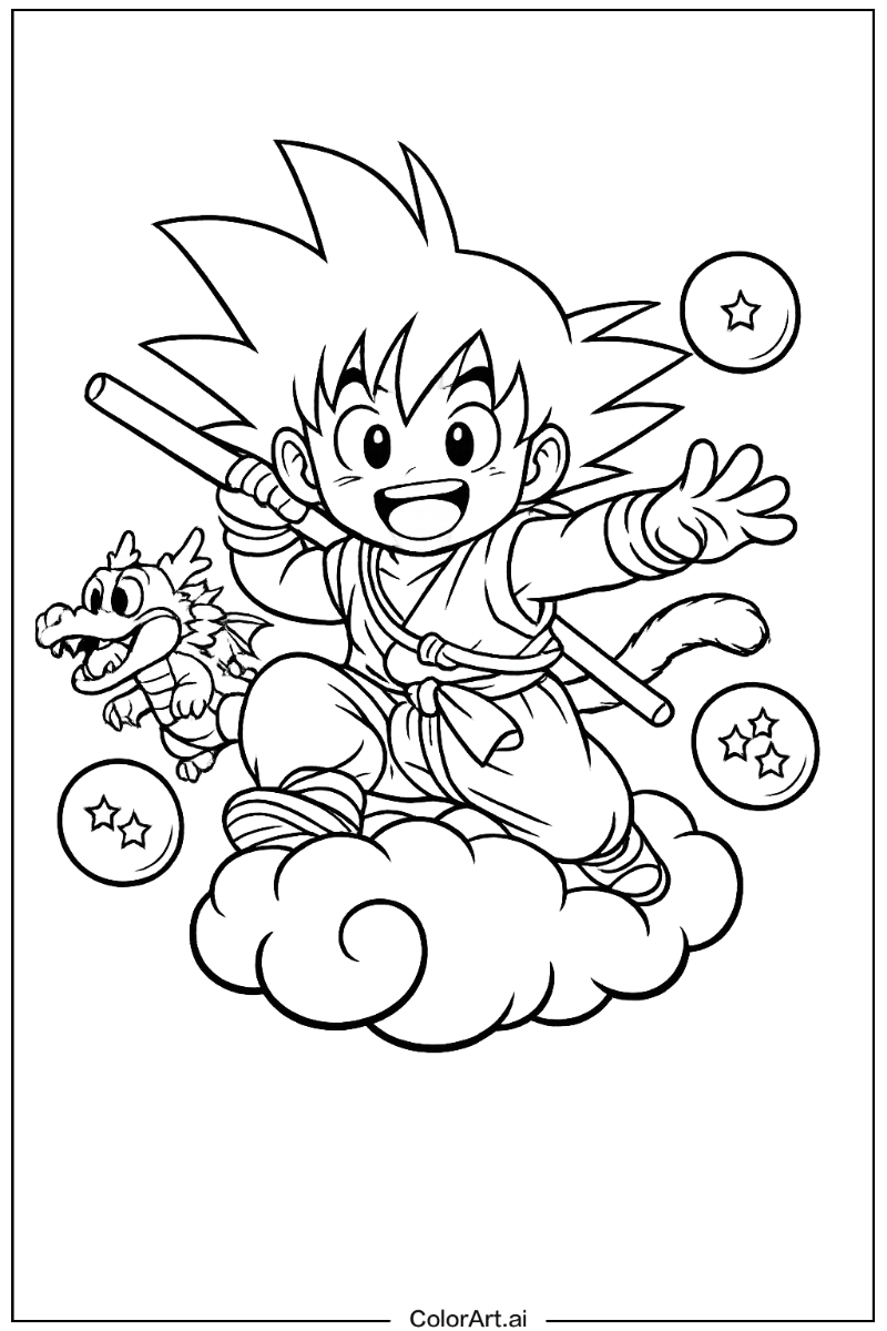 Dragon ball with Dragon ball kid goku Theme 2