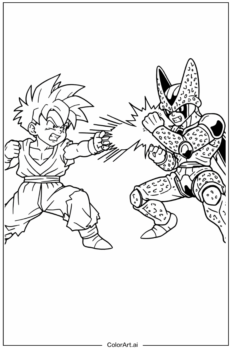 Dragon ball z cell saga Dragon ball Design 2