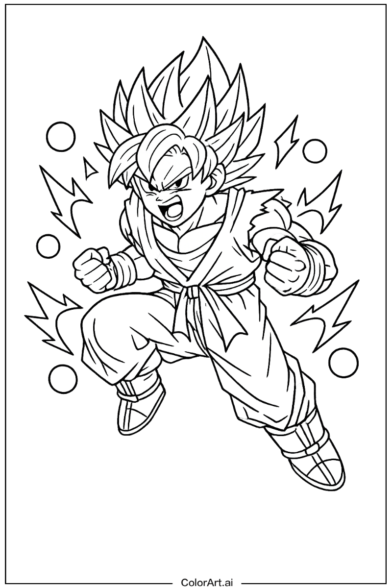 Super saiyan goku Dragon ball Scene