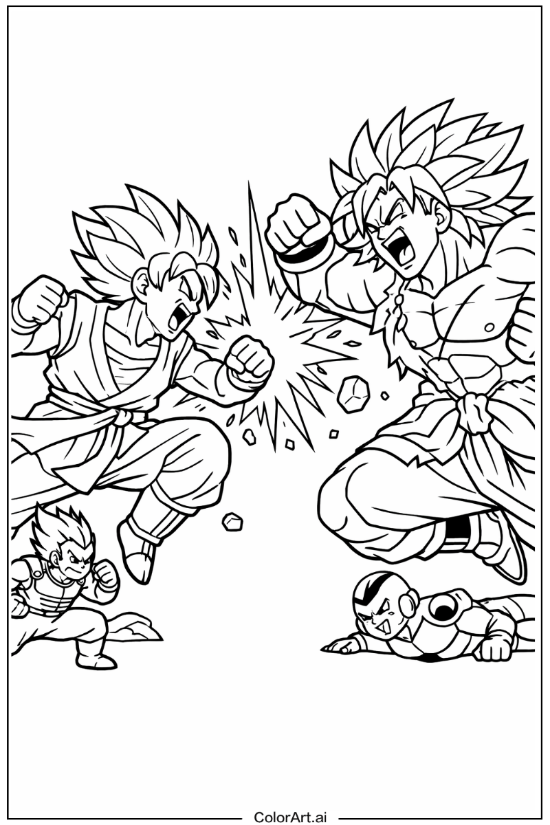 Dragon ball movie battle Dragon ball Scene 2