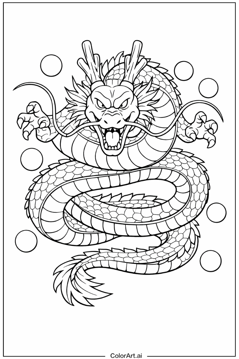 Dragon ball with Shenron dragon Theme 2