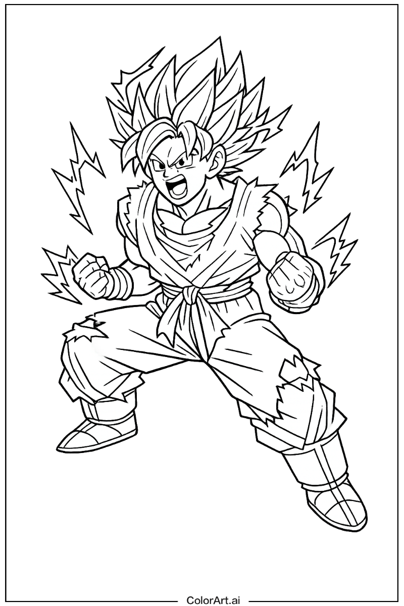 Dragon ball with Super saiyan 2 goku Theme