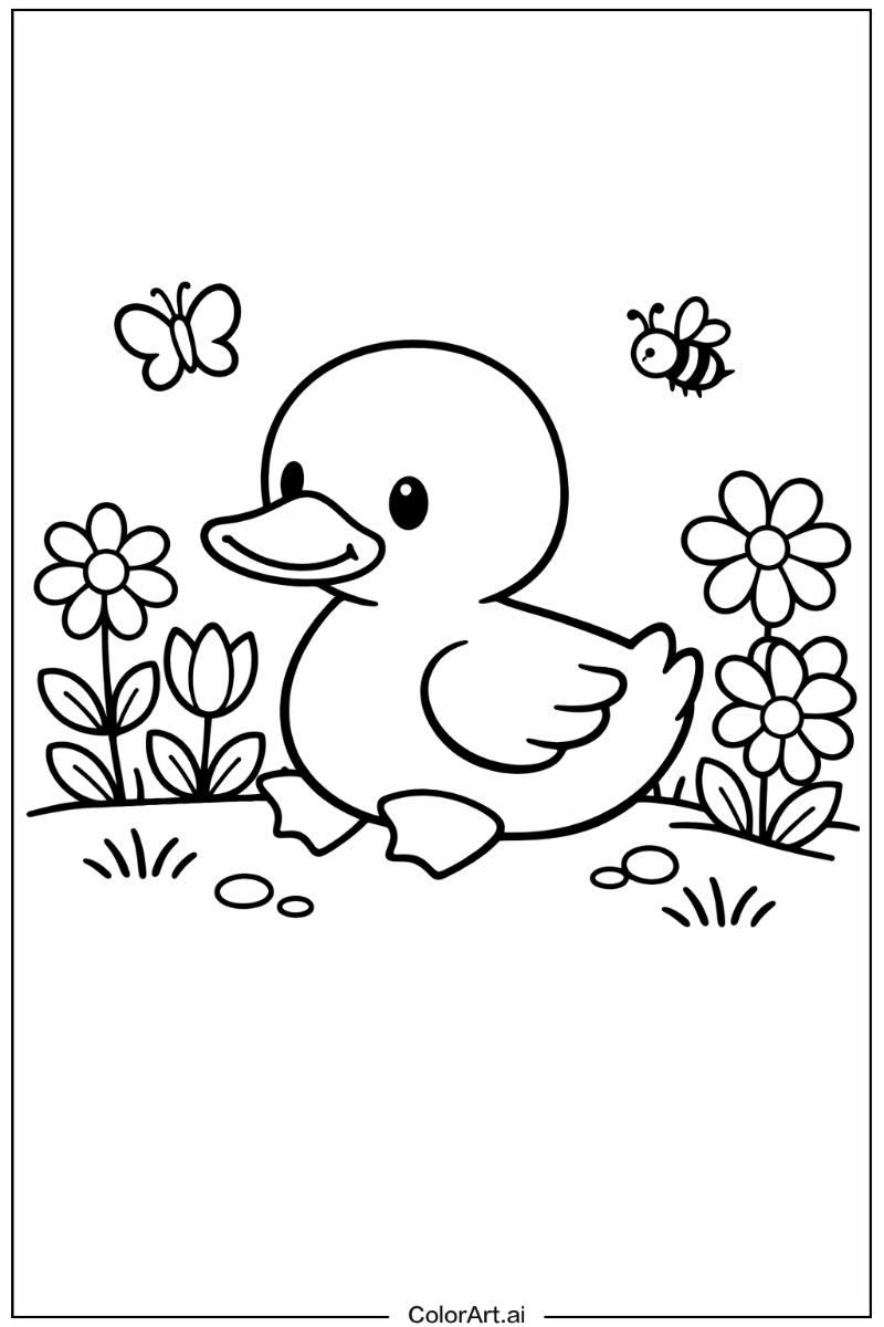 duck in a Garden 2