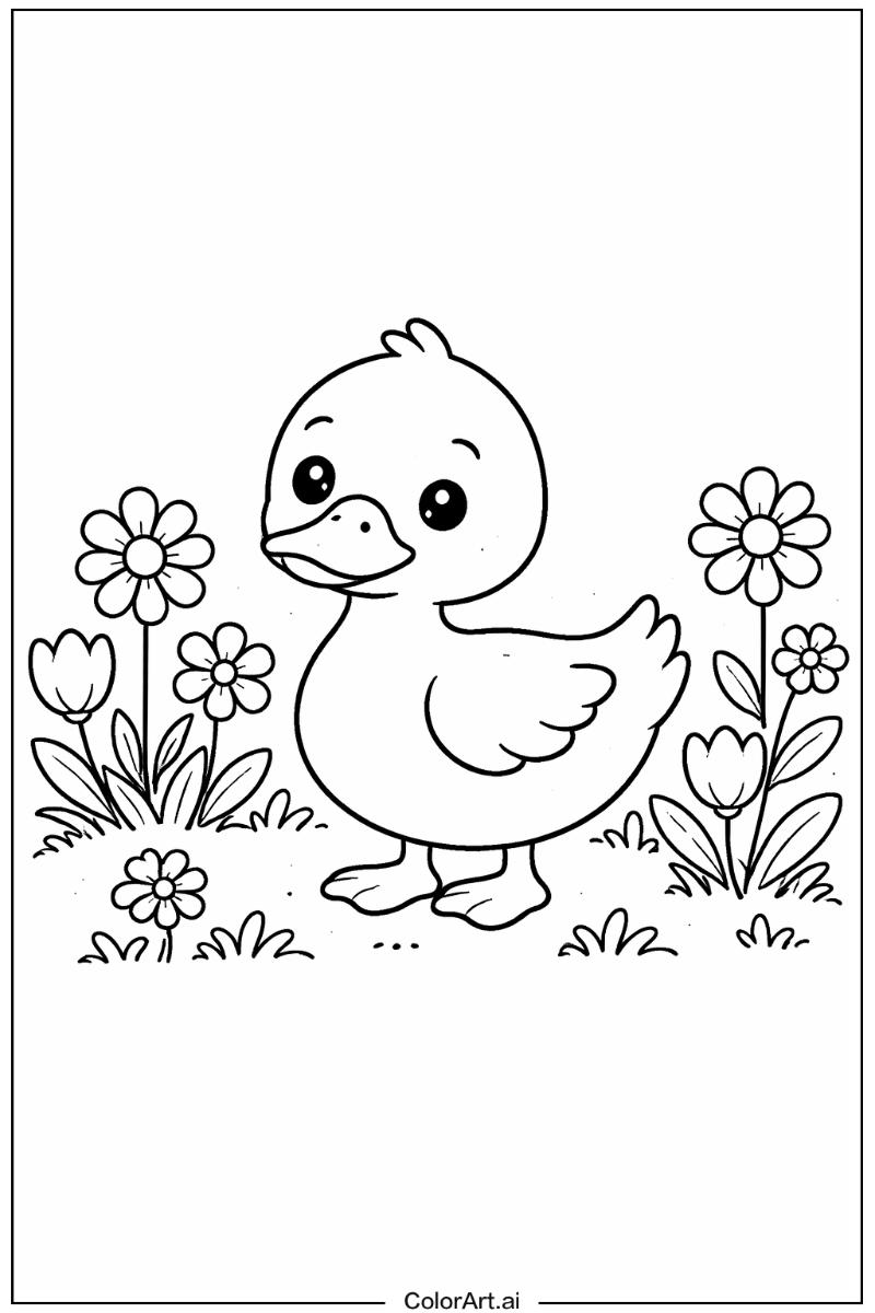 duck in a Garden 3