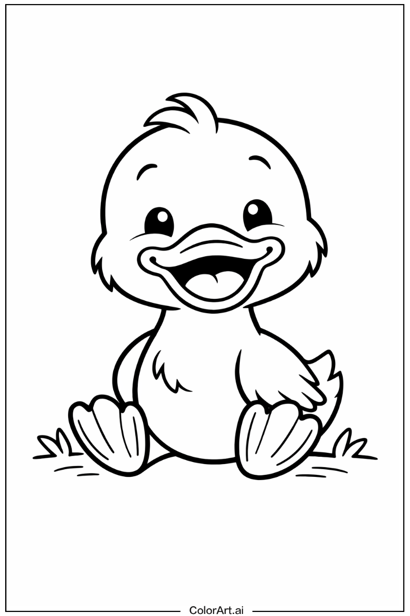 Smiling duck 3