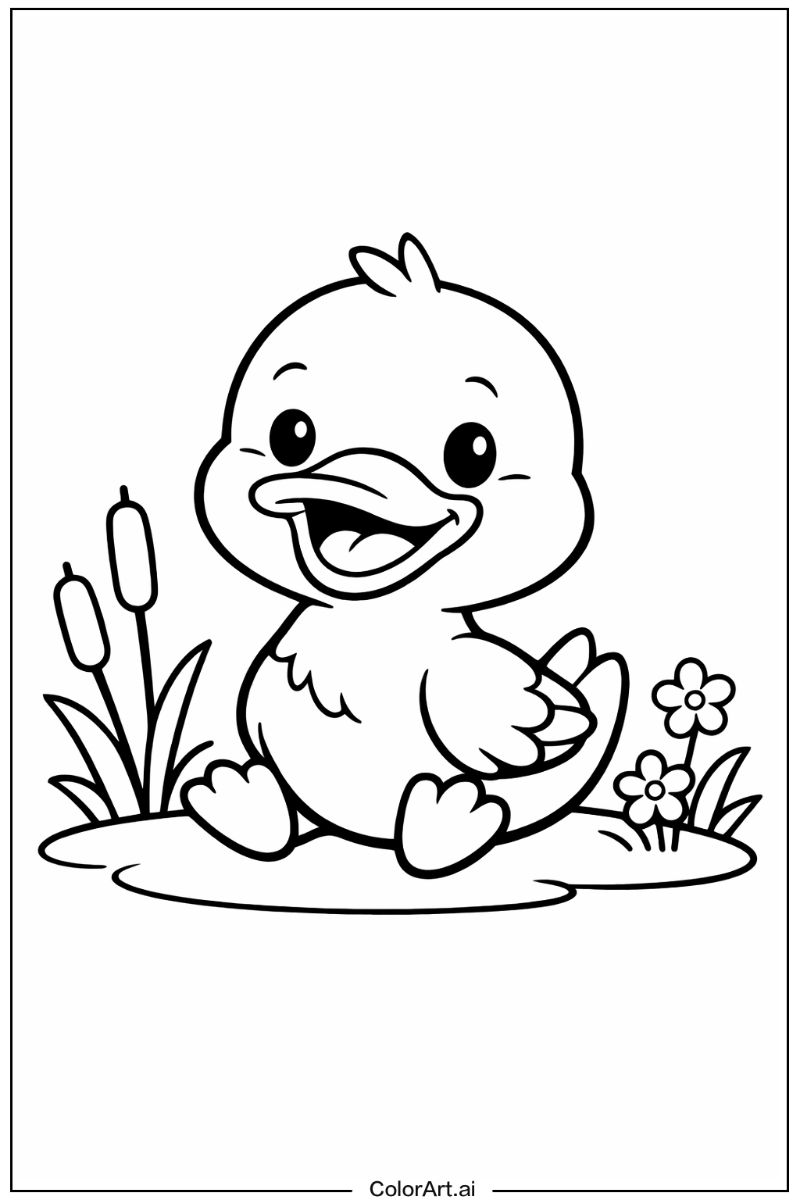 Smiling duck 1