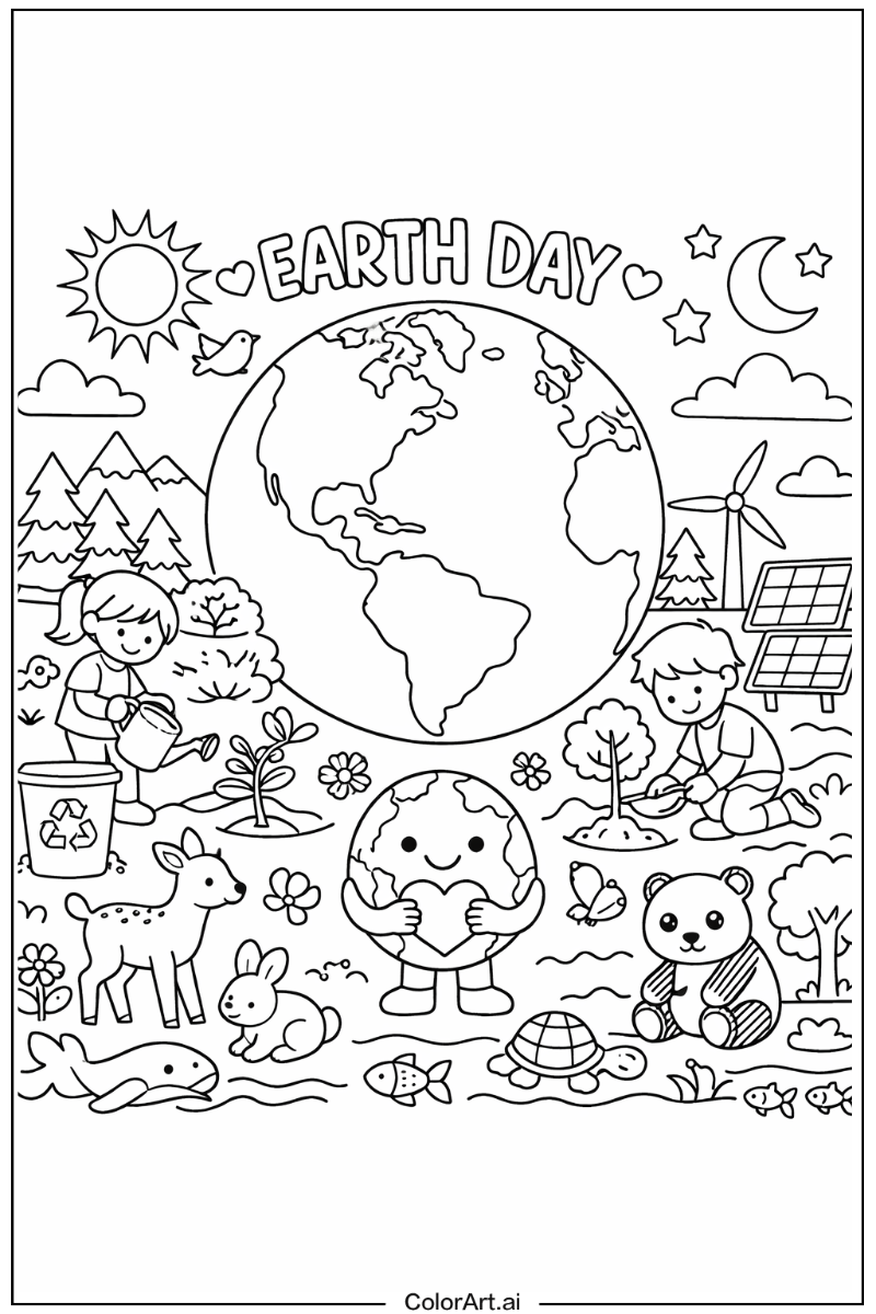 Conservation Earth day Design