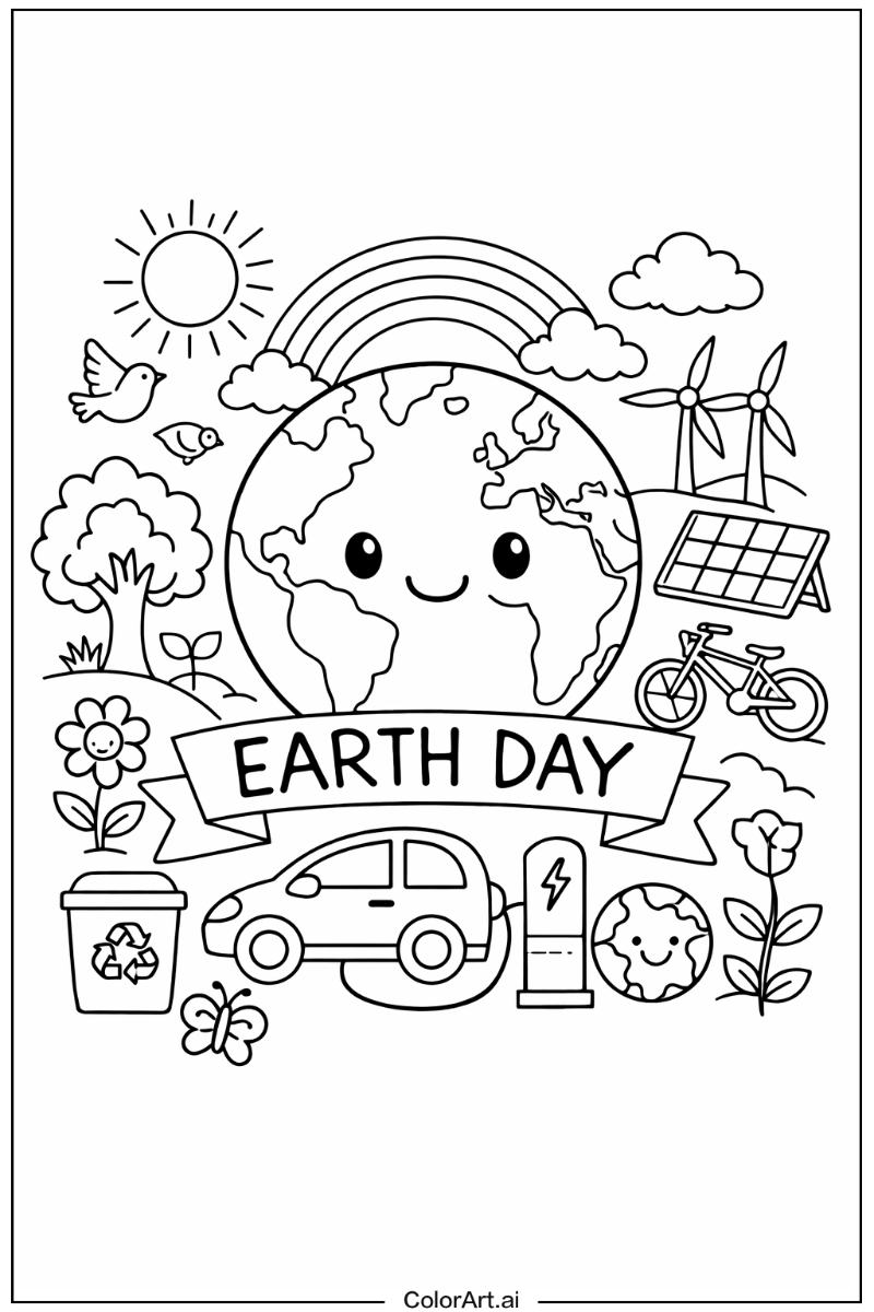 Eco friendly Earth day Design