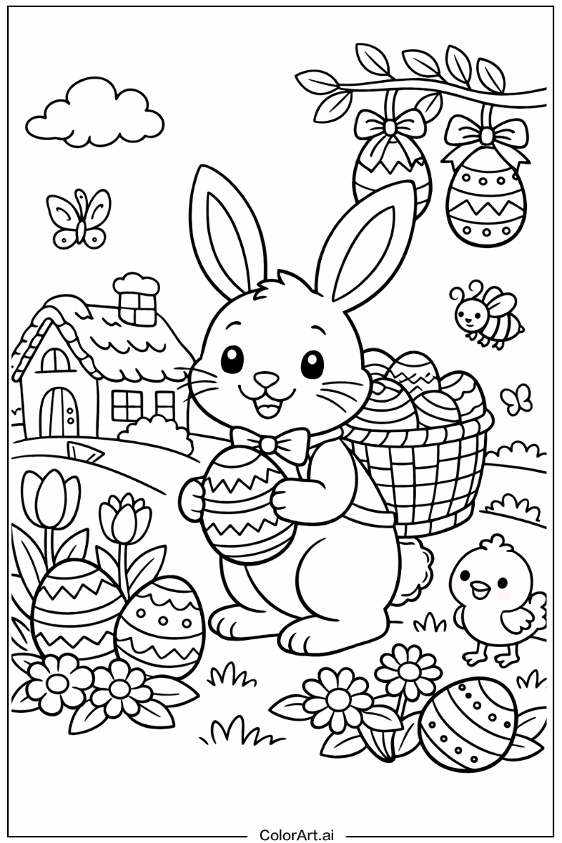 Lapin Easter bunny Scene 2