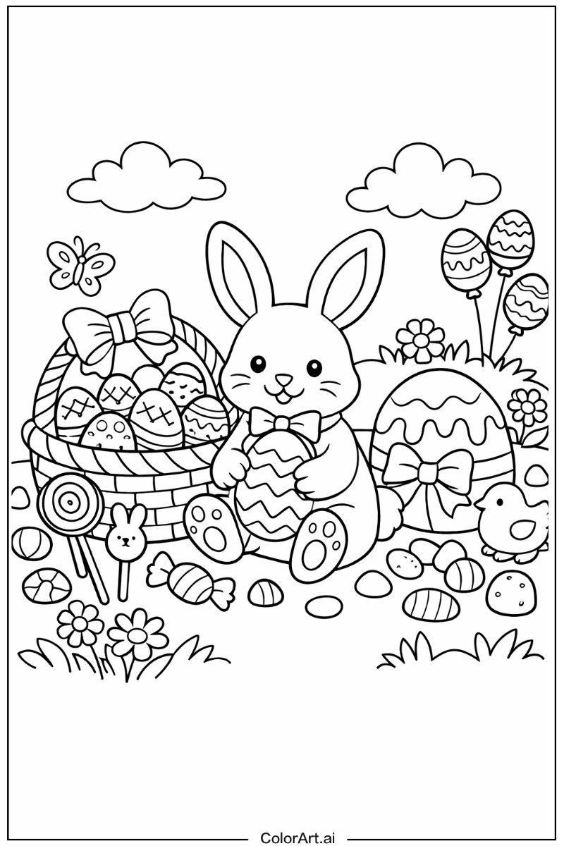 Candy Easter bunny Scene 2