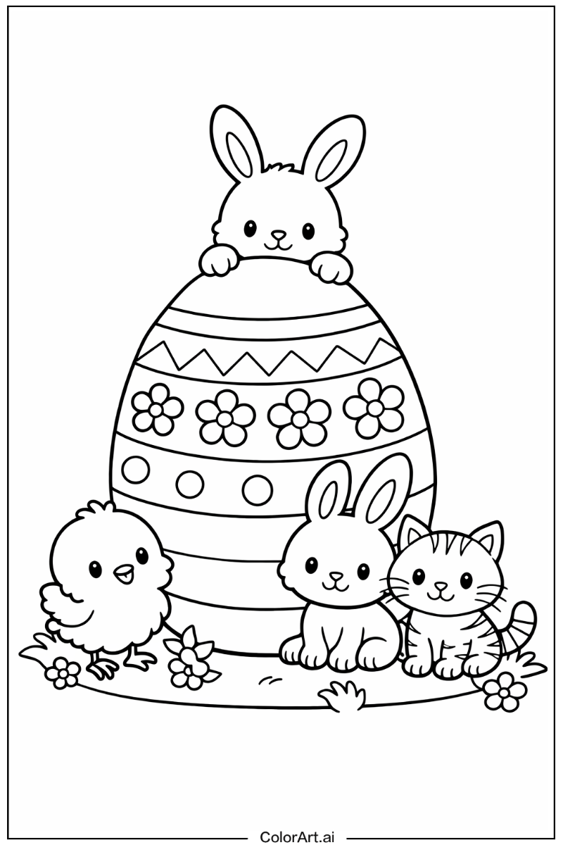 Easter egg with Friends 2